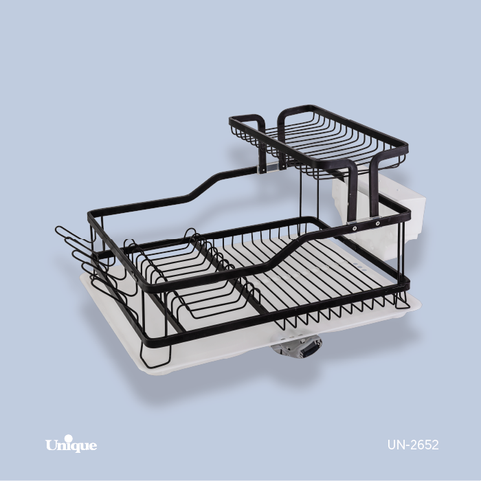جاظرفی 2 طبقه آلومینیوم مشکی یونیک کد محصول: UN-2652