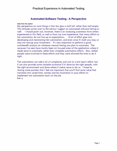 خرید و دانلود نسخه کامل کتاب Automated Software Testing - A Perspective