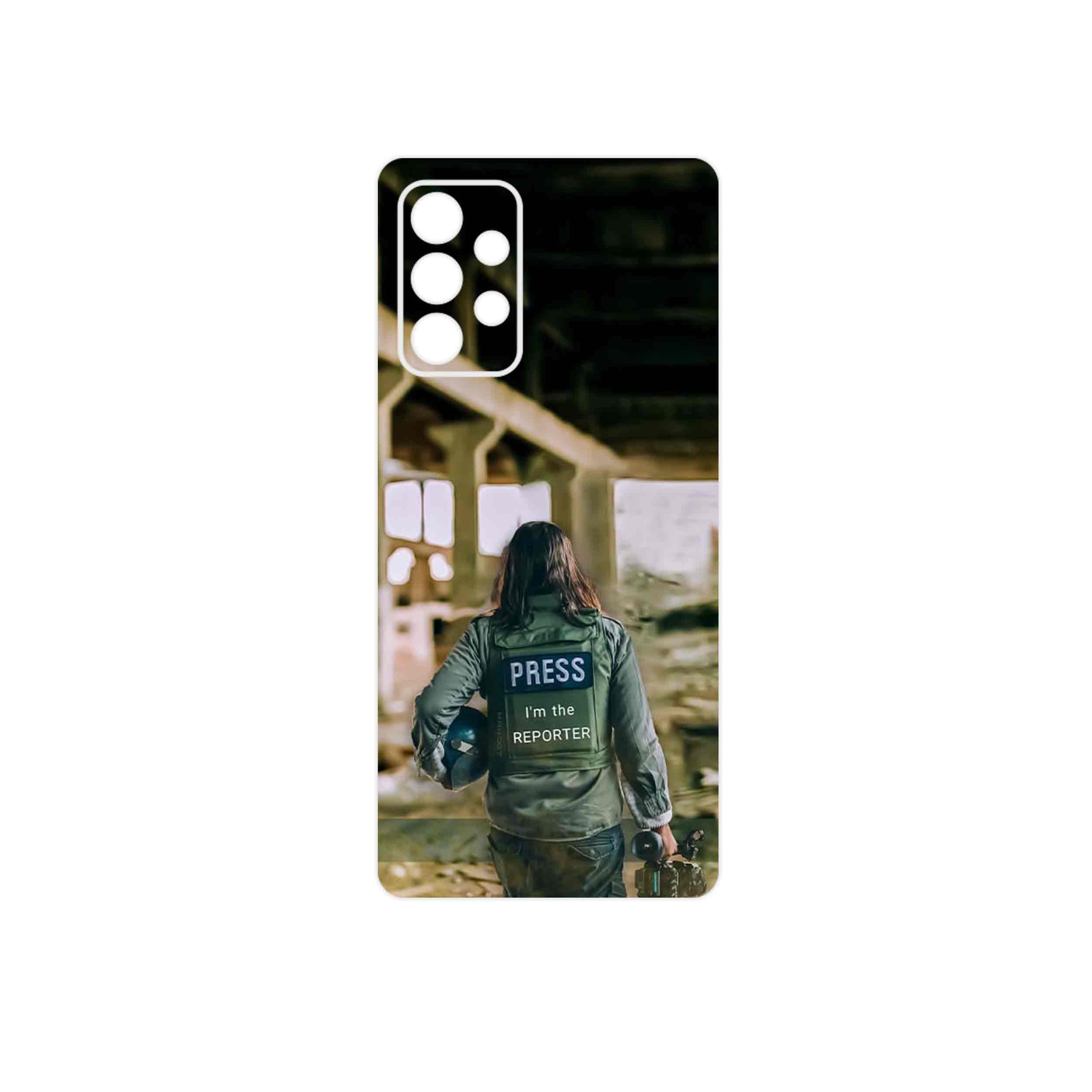 برچسب پوششی ماهوت مدل Reporter مناسب برای گوشی موبایل سامسونگ Galaxy A52 4G