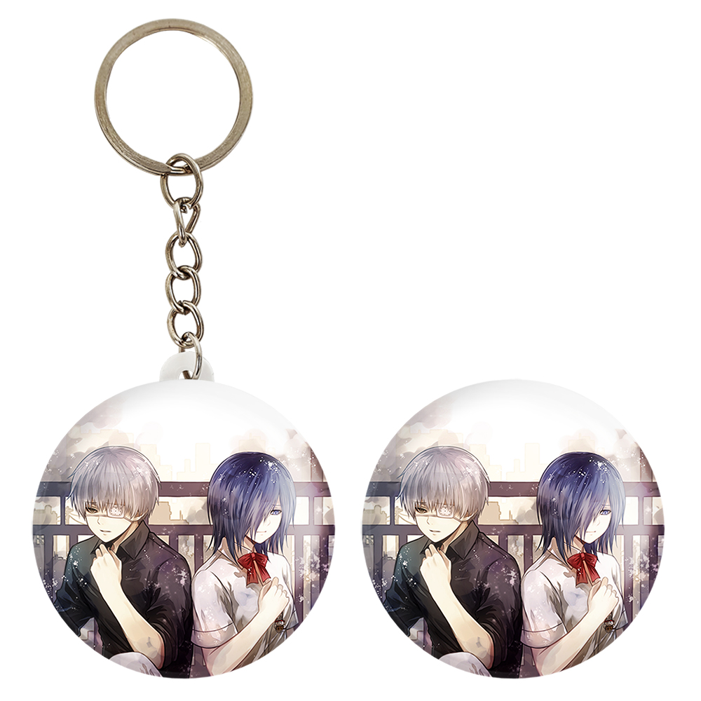 پیکسل خندالو مدل کانکی و توکا انیمه توکیو غول Tokyo Ghoul کد 11881 به همراه جاکلیدی