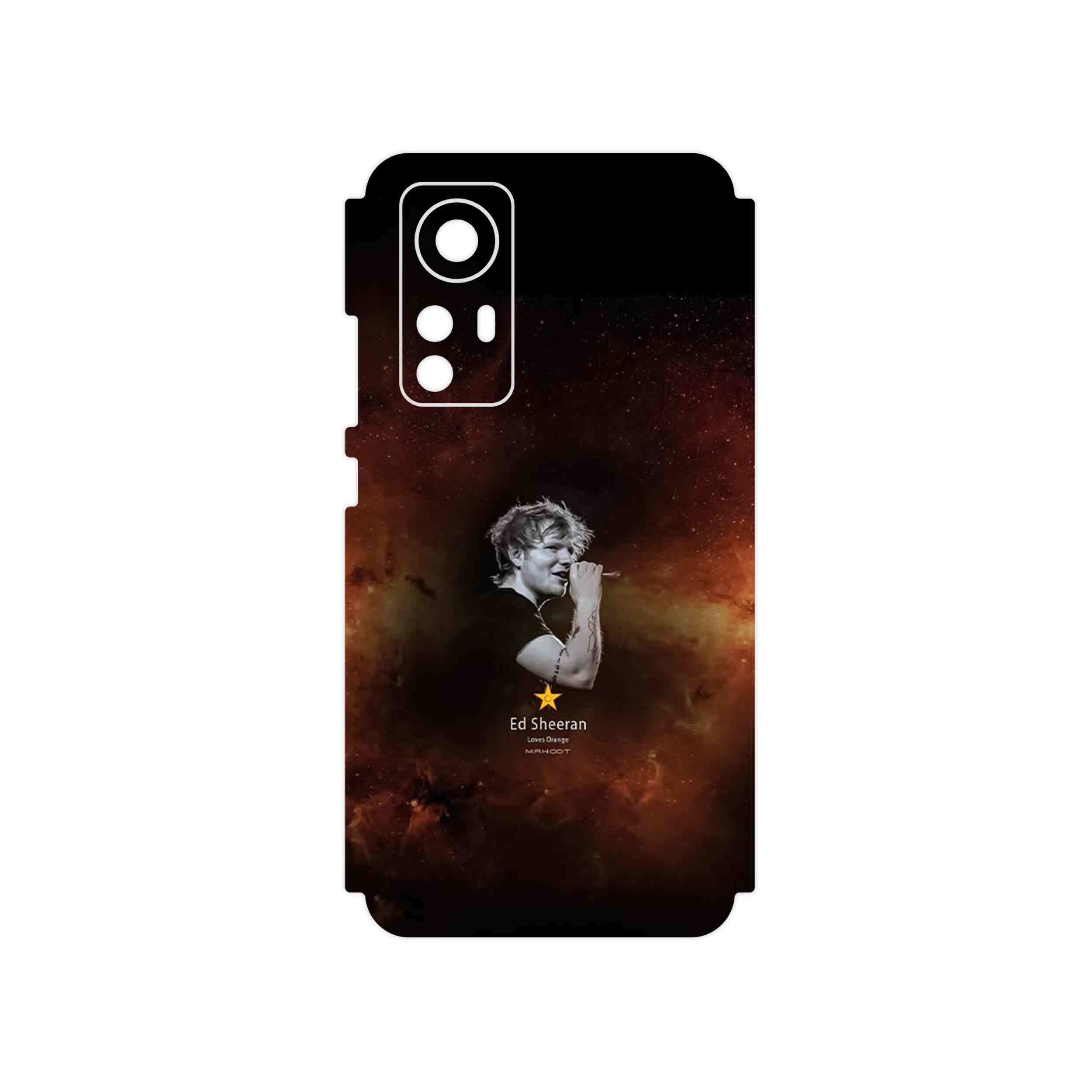 برچسب پوششی ماهوت مدل Ed Sheeran مناسب برای گوشی موبایل شیائومی 12X