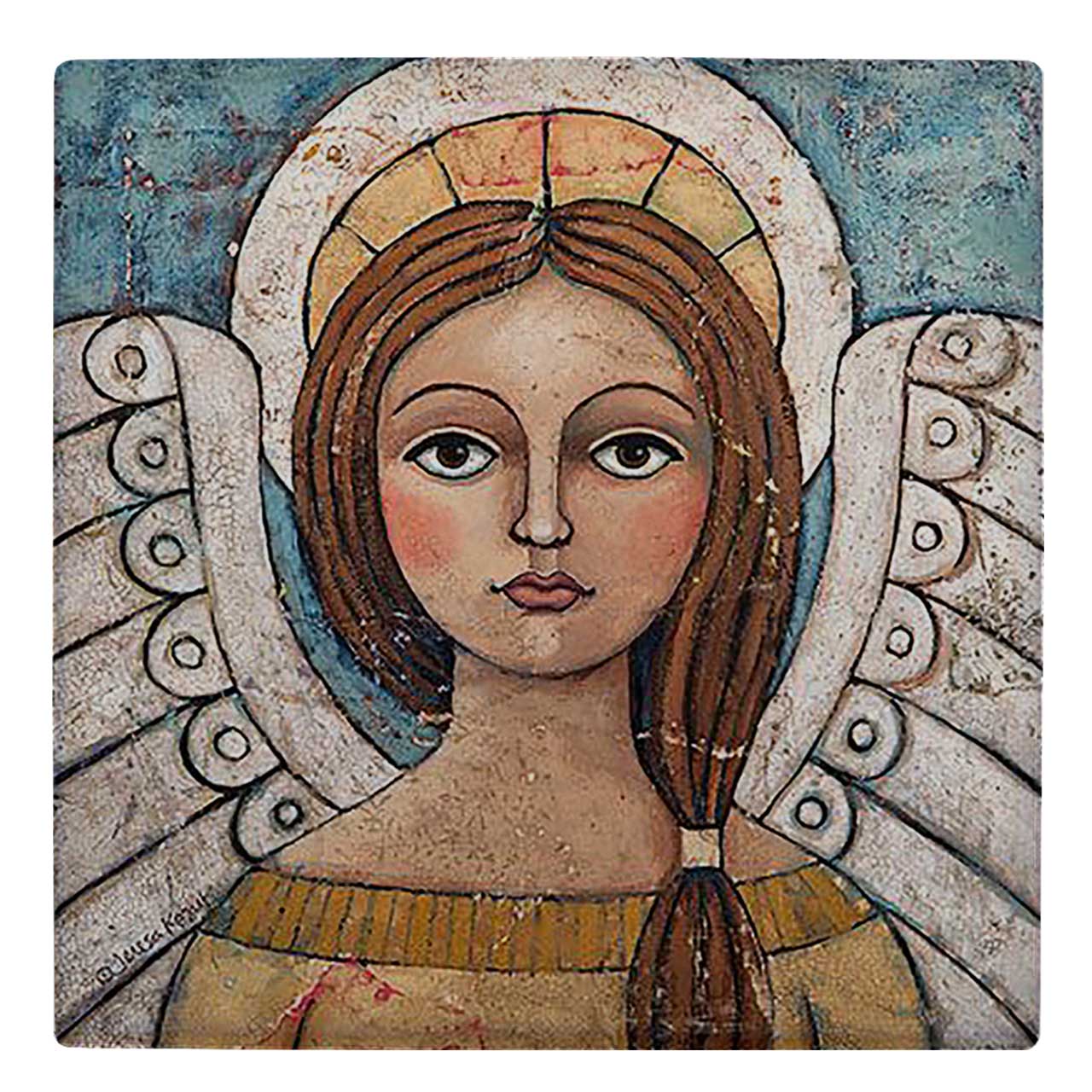 کاشی کارنیلا طرح فرشته مدل لوحی کد WKB262