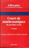 خرید و دانلود نسخه کامل کتاب Cours de mathématiques du premier cycle, Première année