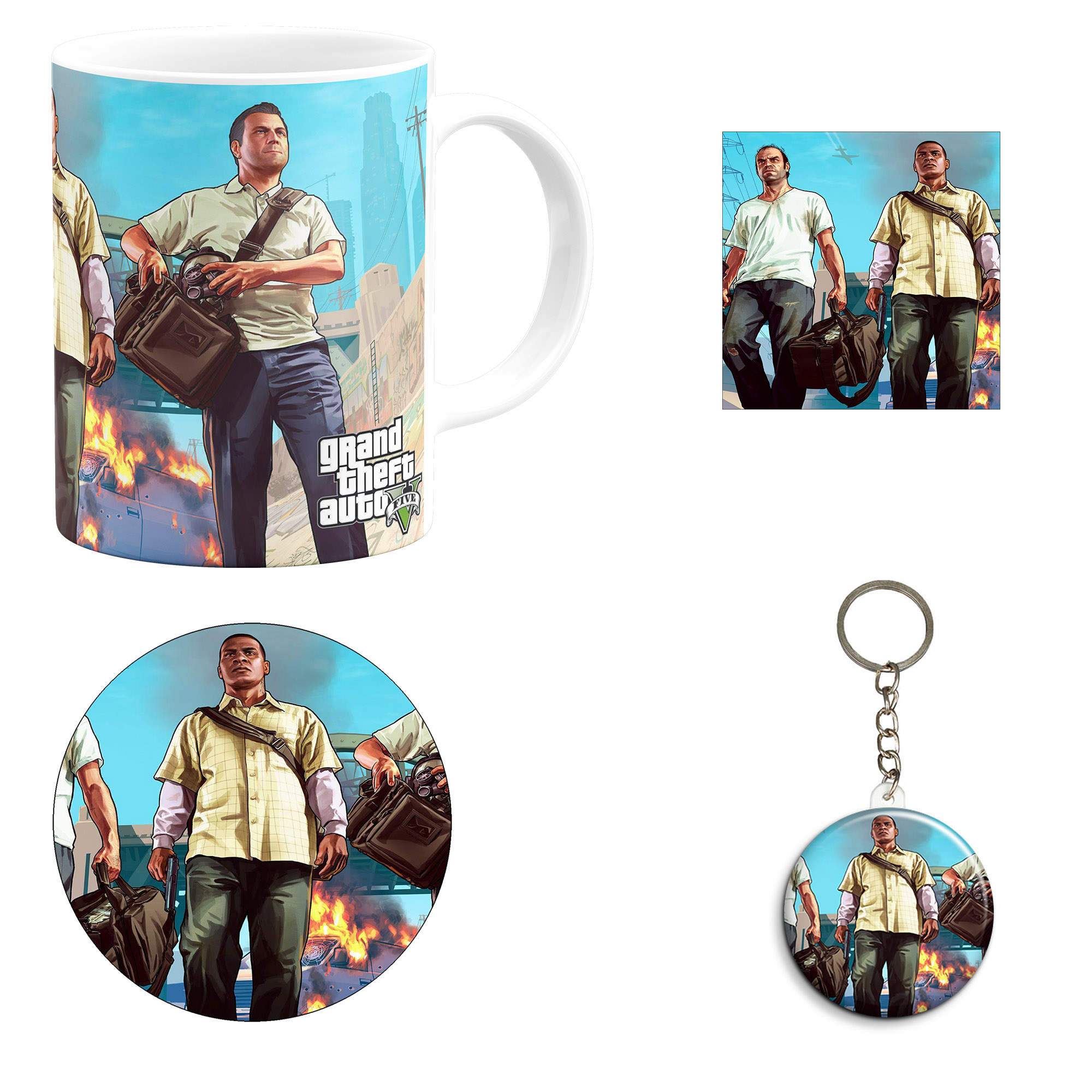 ست هدیه ماگ طرح بازی GTA کد M2