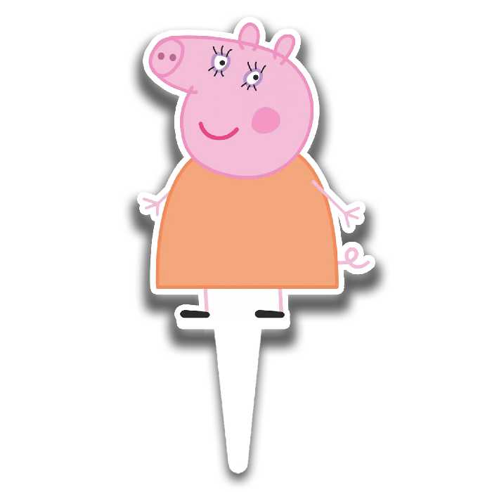 تاپر کیک طرح پپاپیگ کد R030