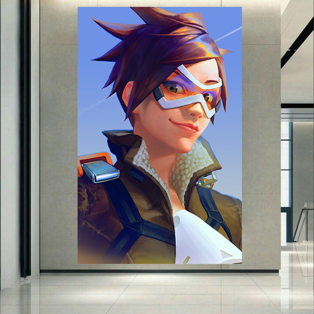 تابلو بوم طرح انیمه مدل Tracer(Overwatch) کد AR2174
