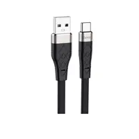 کابل تبدیل USB به USB-C هوکو مدل X53 Silicon طول 1 متر