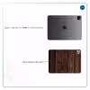 برچسب پوششی ماهوت مدل Dark Walnut Wood مناسب برای تبلت اپل iPad Pro 11 (GEN 2) 2020 A2231