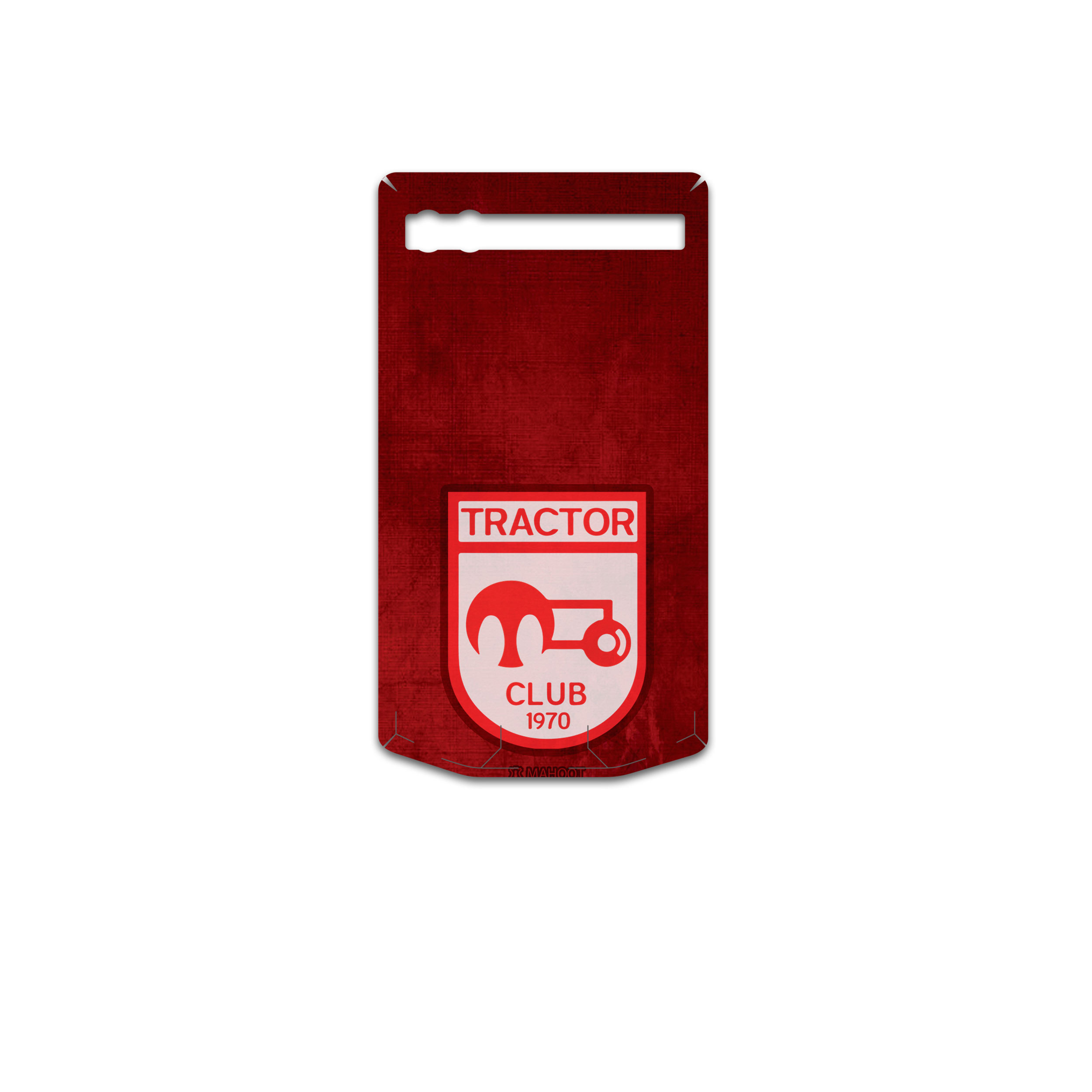 برچسب پوششی ماهوت مدل Tractor-FC مناسب برای گوشی موبایل بلک بری Porsche Design P9983