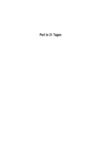 خرید و دانلود نسخه کامل کتاب Perl in 21 Tagen Schritt fur Schritt zum Profi - plus eBook