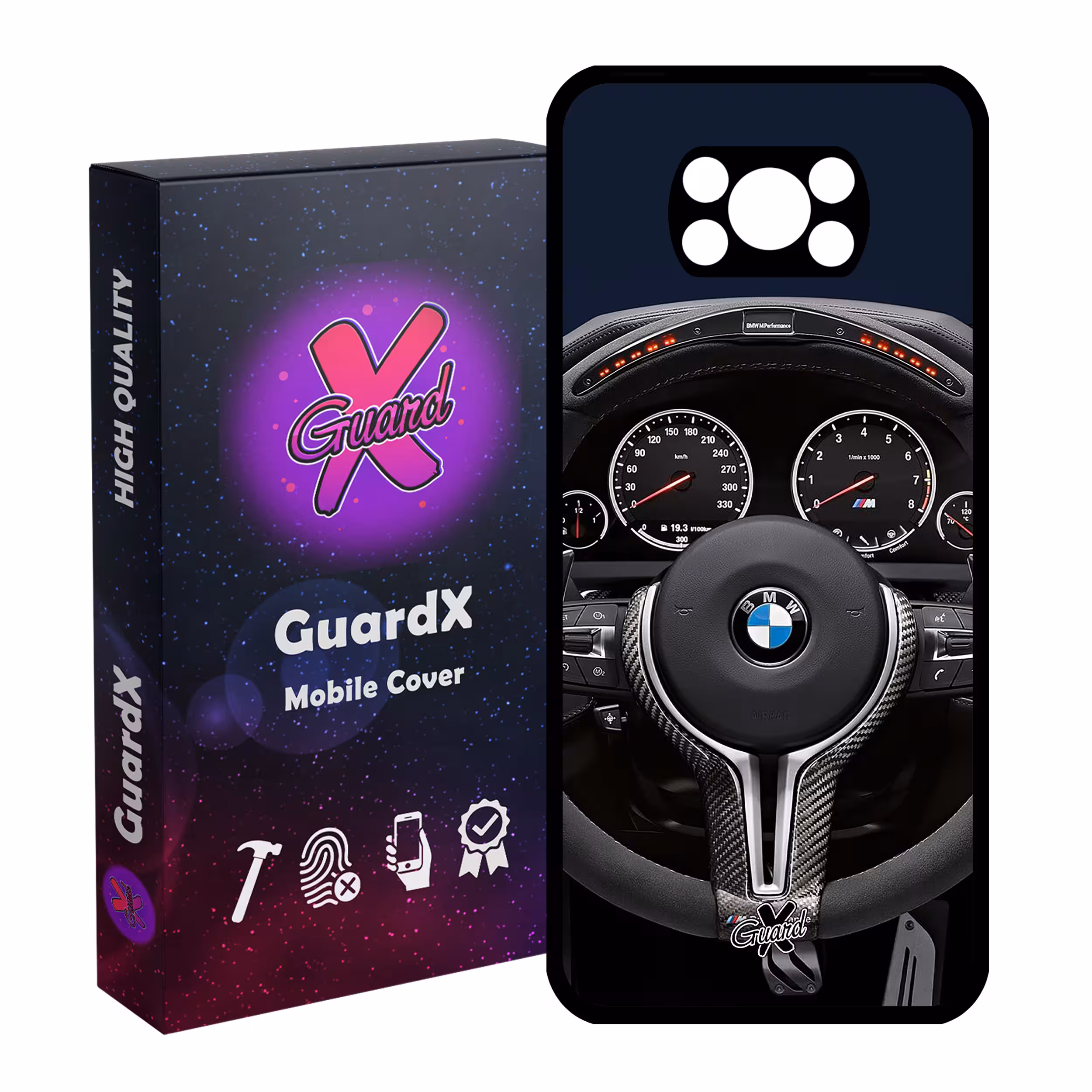 کاور گارد ایکس طرح BMW مدل Glass10345 مناسب برای گوشی موبایل شیائومی Poco X3 Pro