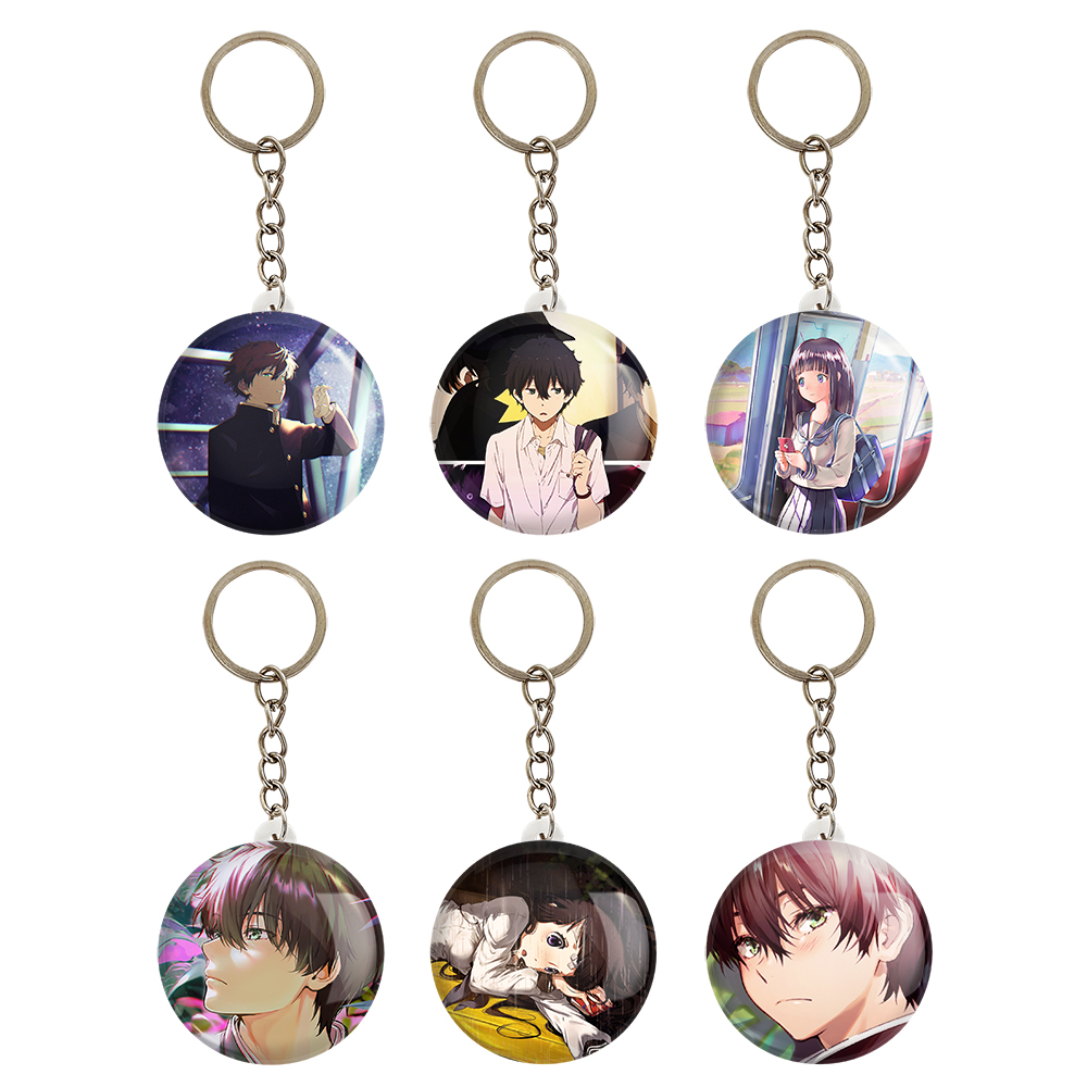 جاکلیدی خندالو مدل انیمه هیوکا Hyouka کد 923B مجموعه 6 عددی