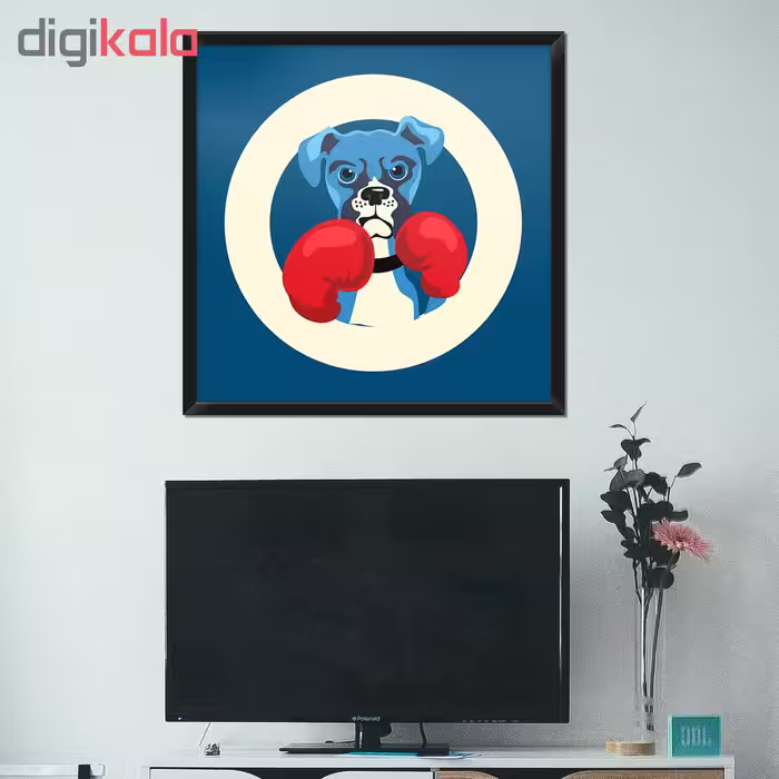 تابلو فنچ آرت طرح Boxer Dog کد GPH283-F-SQR