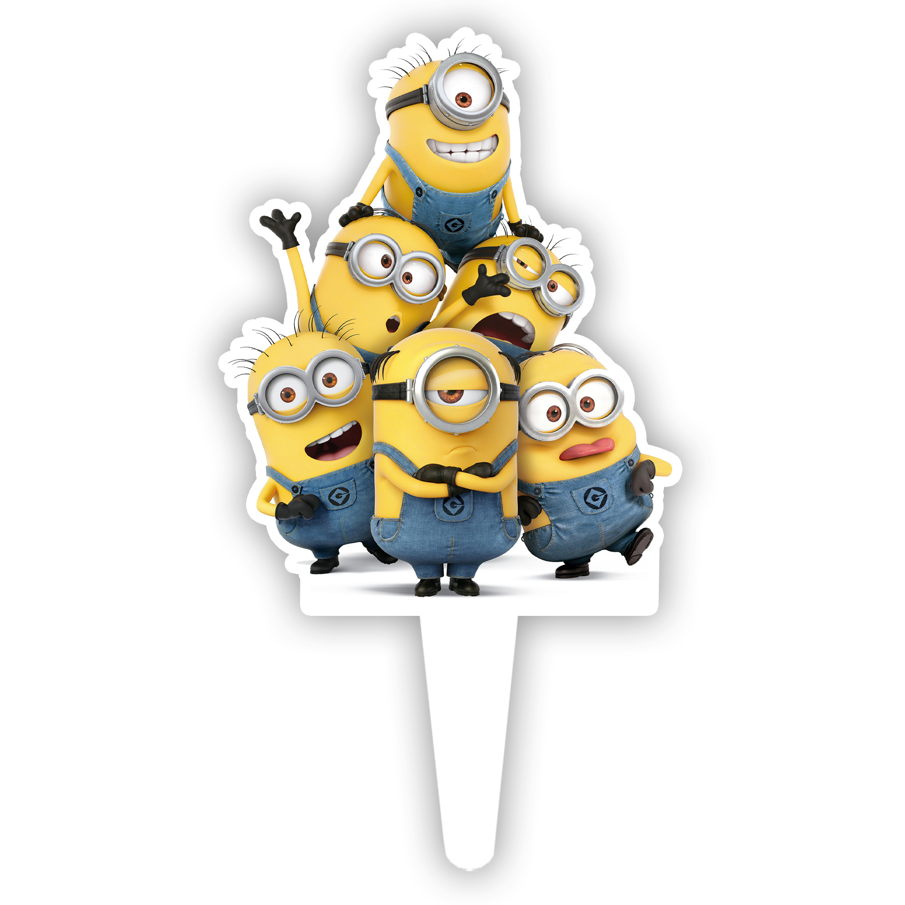 تاپر کیک طرح مینیون ها کد R096