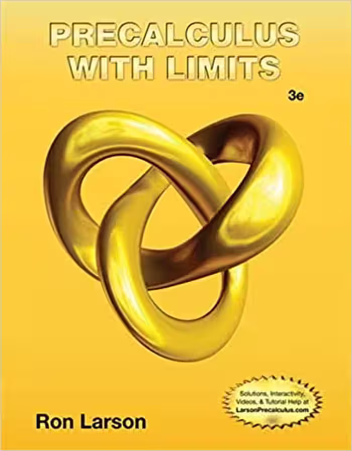 󾕇 دانلود کتاب Precalculus With Limits, 3rd ed, 2014 - دانلود کتاب های دانشگاهی