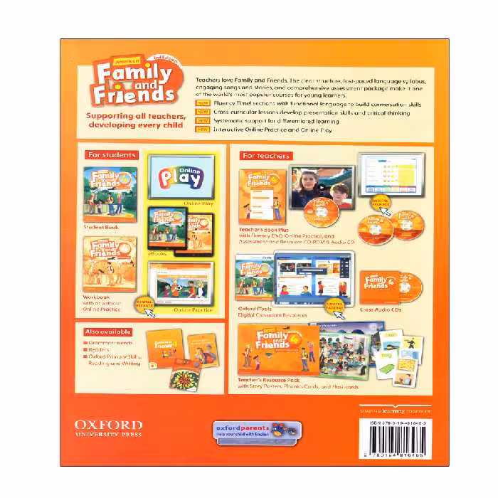 کتاب Family and Friends Second Edition اثر Naomi Simmons انتشارات الوندپویان جلد 4 تا 6