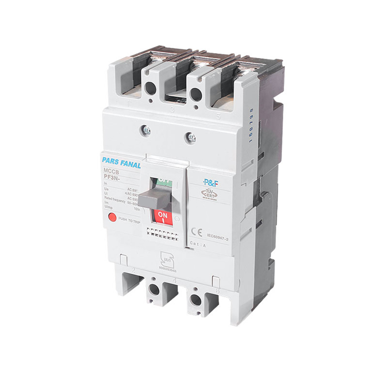 کلید اتوماتیک کمپکت فیکس 1000 آمپر پارس فانال مدل PF3N-1250