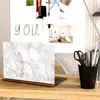 استیکر لپ تاپ توییجین و موییجین طرح Marble کد 40 مناسب برای لپ تاپ 15.6 اینچ به همراه برچسب حروف فارسی کیبورد 