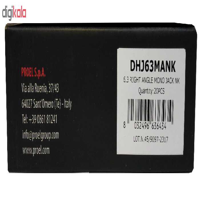 کانکتور بنان مونو گوشه راست پروئل مدل DHJ63MANK