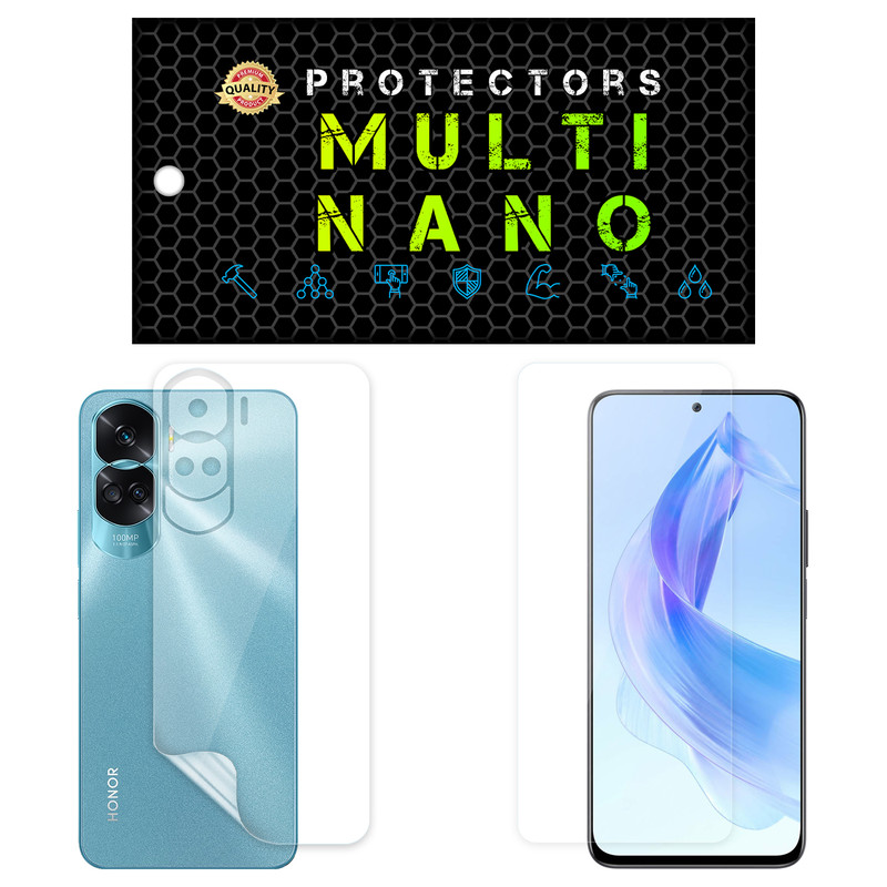 محافظ صفحه نمایش مولتی نانو مدل X-SFT مناسب برای گوشی موبایل آنر 90 Lite به همراه محافظ پشت | کالا برتری