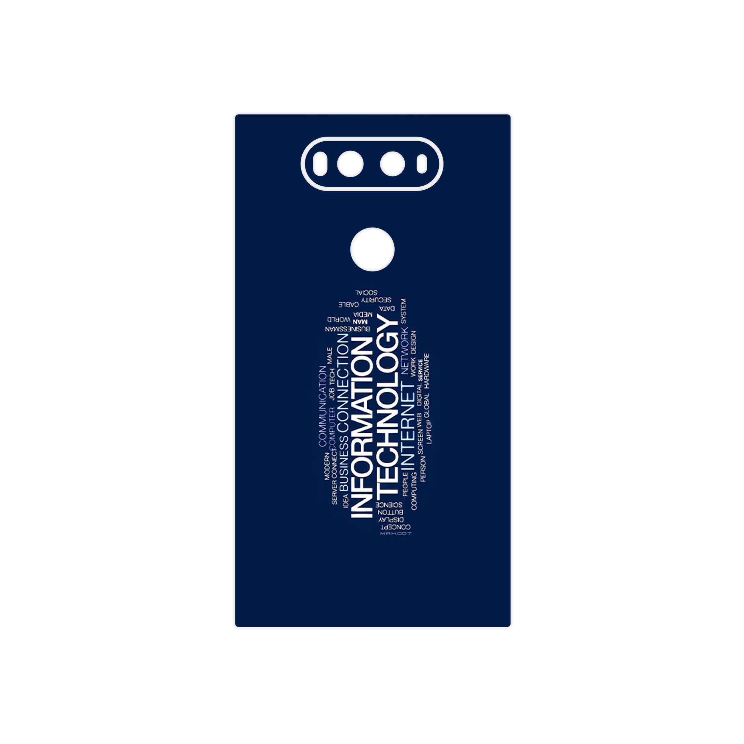 برچسب پوششی ماهوت مدل IT Science مناسب برای گوشی موبایل ال جی V20