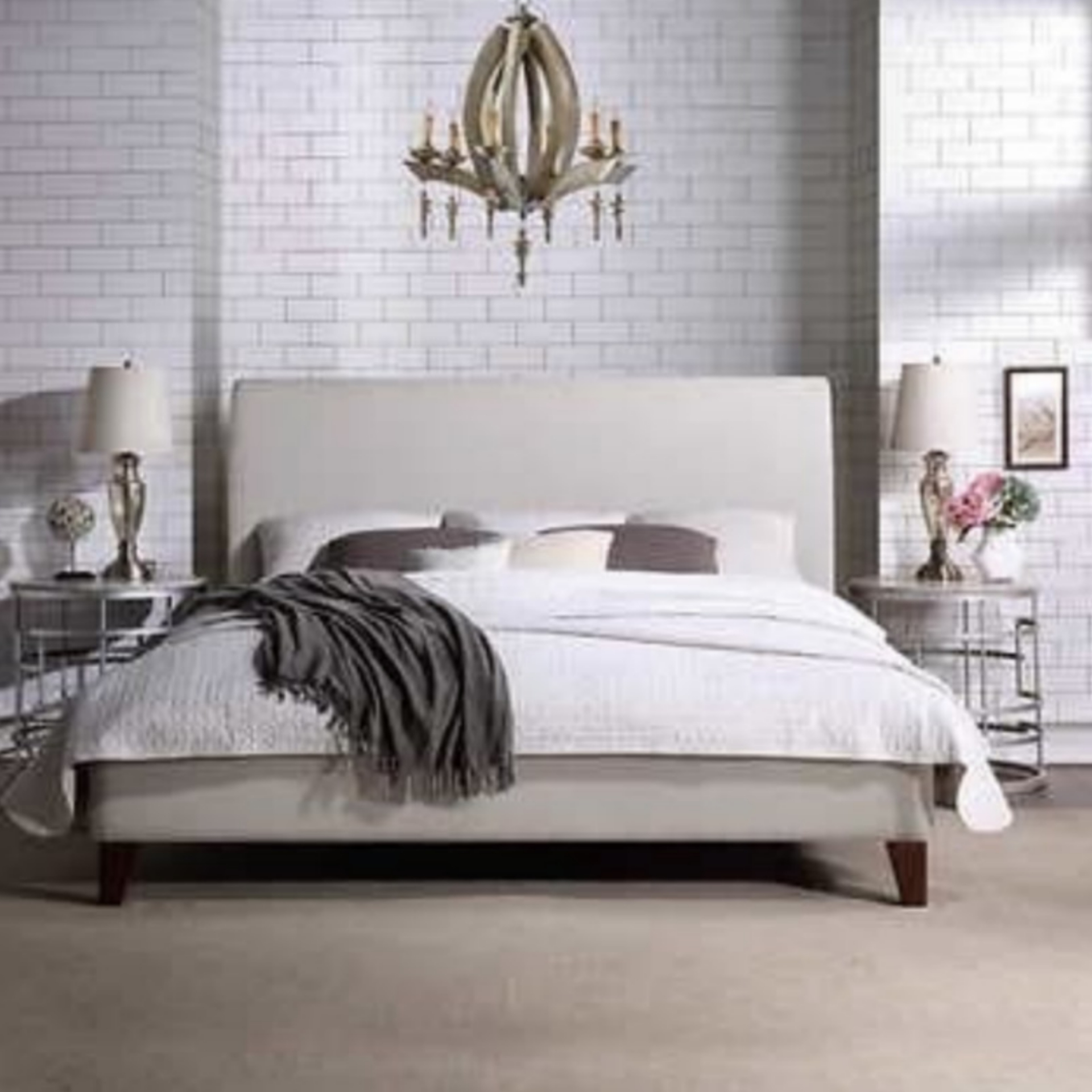 تخت خواب دو نفره کد T 699 سایز 160x200 سانتی متر