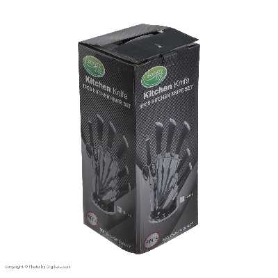 سرویس چاقو آشپزخانه 9 پارچه سوپر لایف کد 002