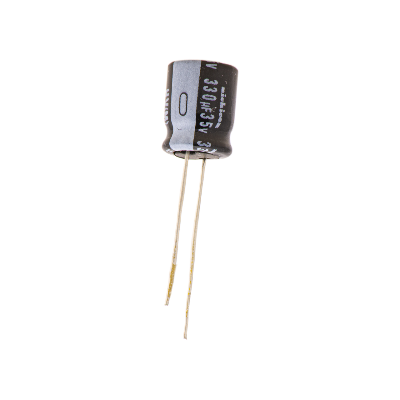 خازن الکترولیت 330 میکرو فاراد کد 35v بسته 5 عددی