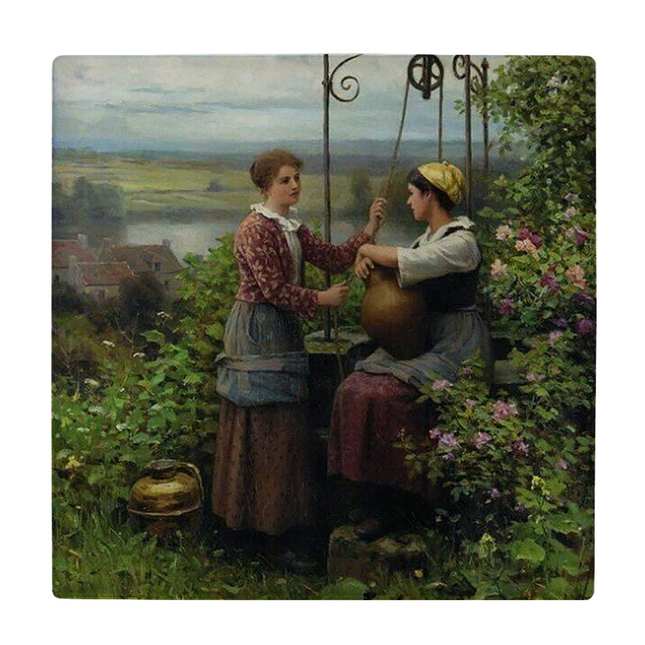  زیر لیوانی  طرح زنان روستایی کد    5772359_4078