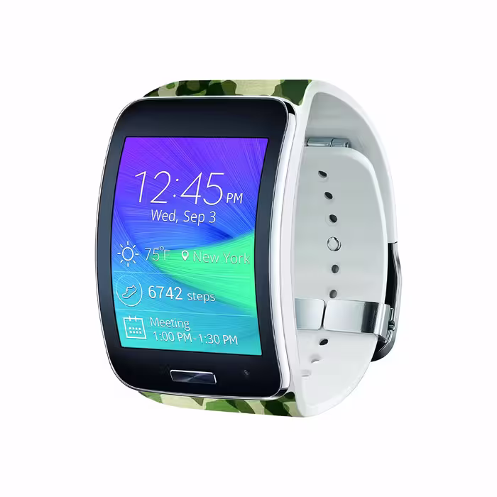 برچسب ماهوت طرح Army_Green مناسب برای ساعت هوشمند سامسونگ Galaxy Gear S