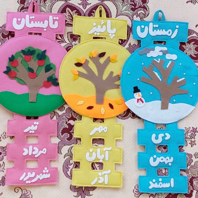 آموزش فصل ها نمدی