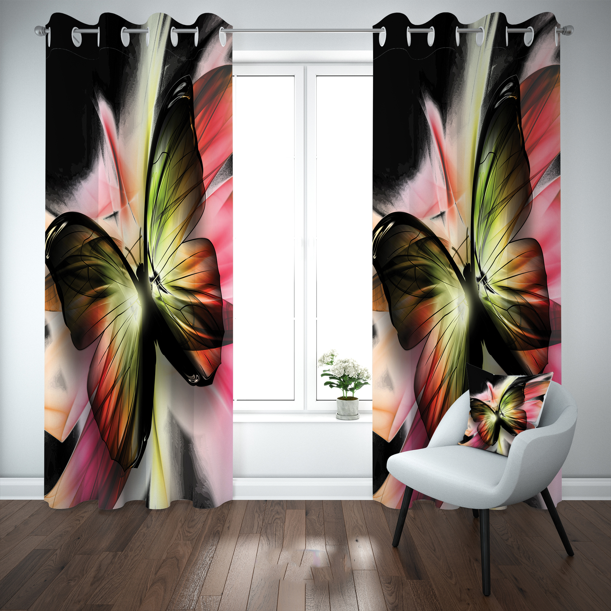 پرده مدل b2588 سایز 140×280 سانتی متر