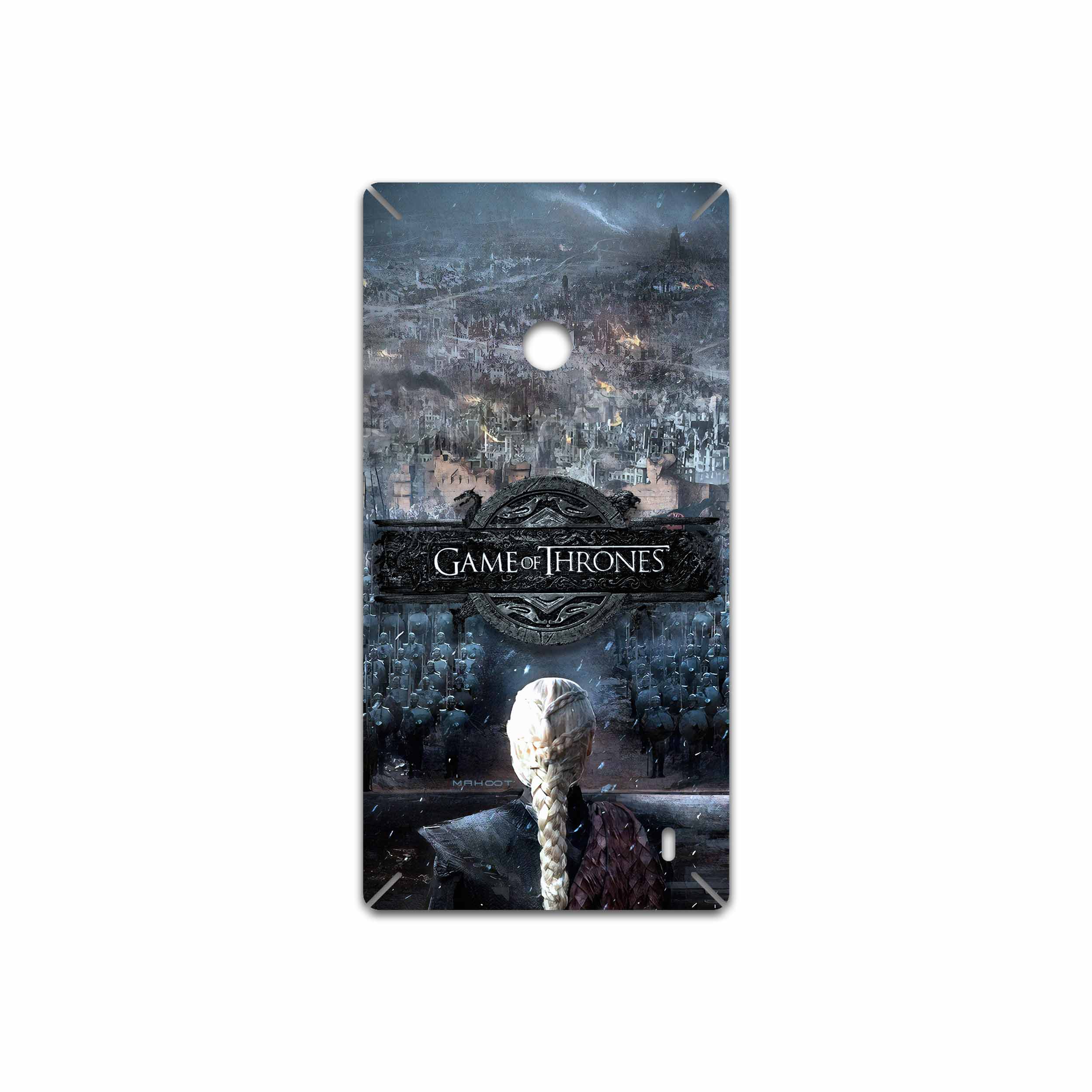 برچسب پوششی ماهوت مدل Game of Thrones مناسب برای گوشی موبایل نوکیا Lumia 520