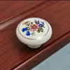 دستگیره کابینت مدل سرامیک گل تکپیچ بسته 2 عددی