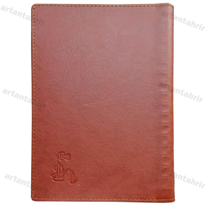 دفتر تلفن وزیری جلد چرمی پر برگ
