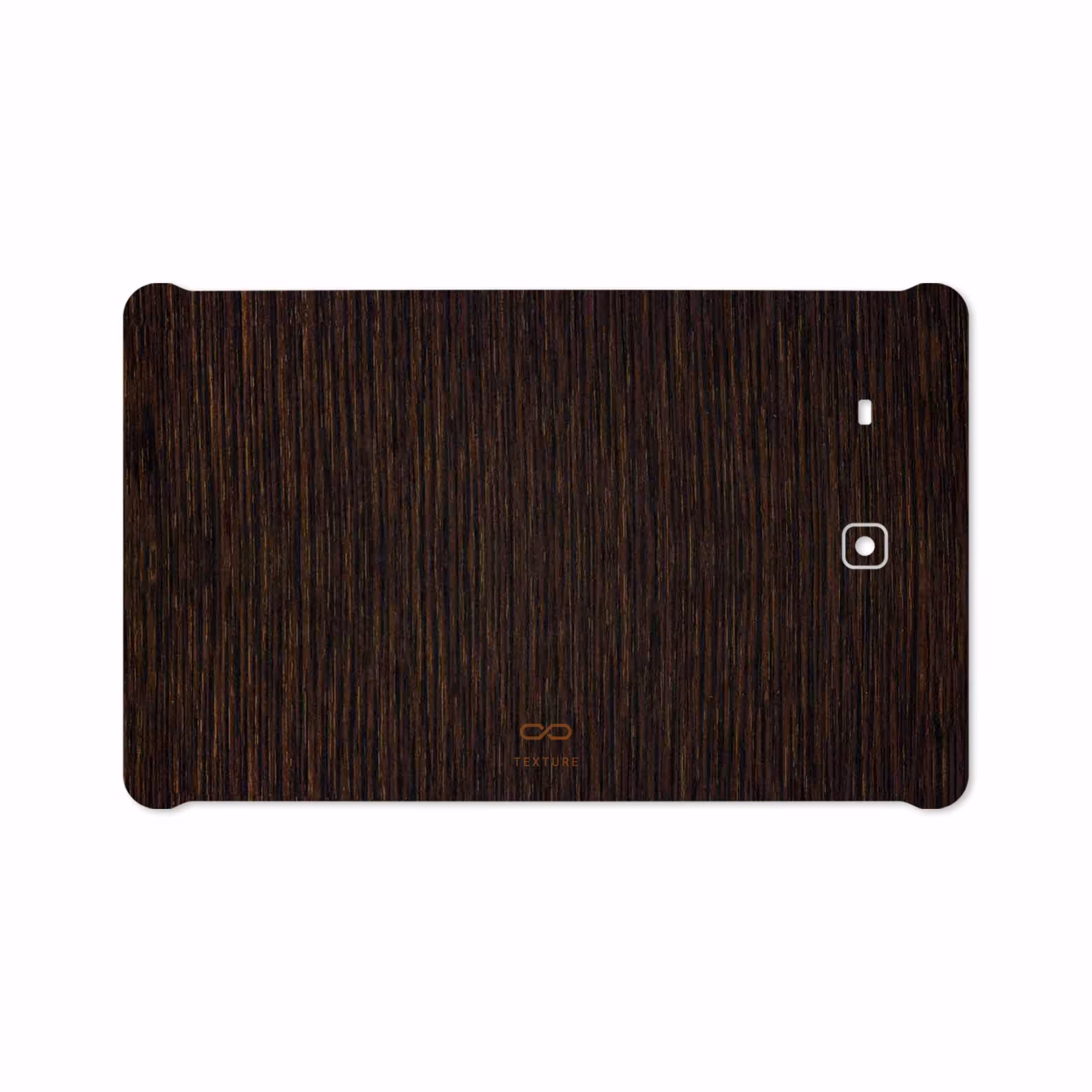 برچسب پوششی ماهوت مدل Dark-Gold-Stripes-Wood مناسب برای تبلت سامسونگ Galaxy Tab E 9.6 2015 T561