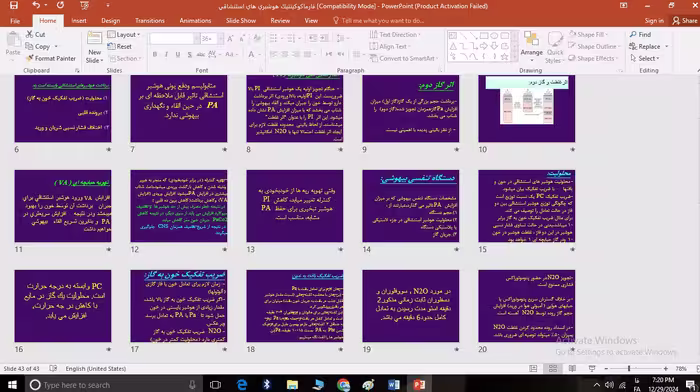 فارماكوكينتيك هوشبري هاي استنشاقي