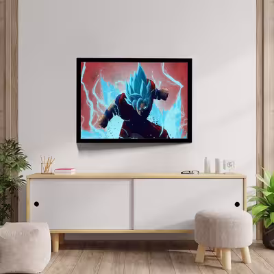تابلو مدل goku anime کد F-12039