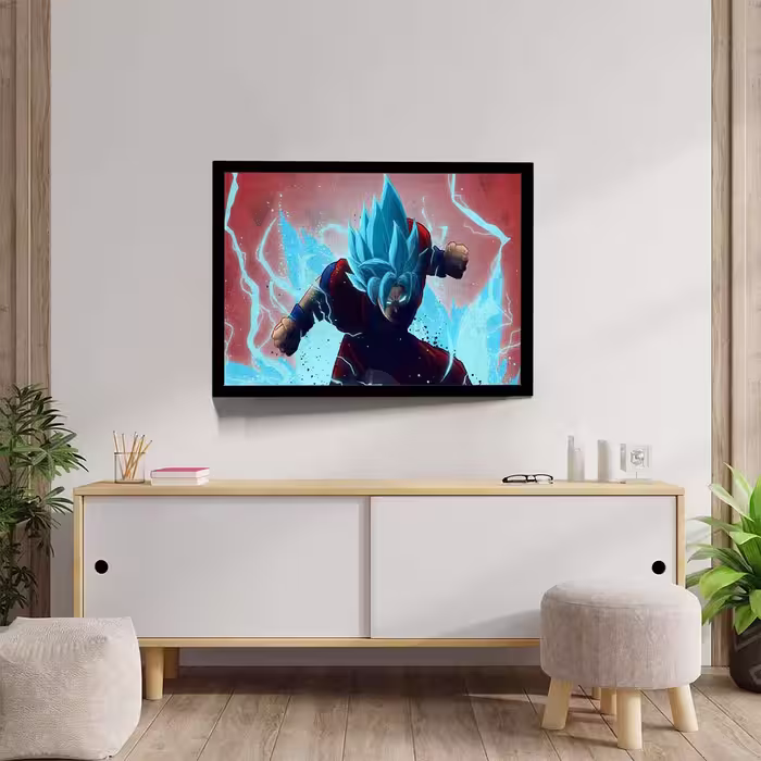تابلو مدل goku anime کد F-12039