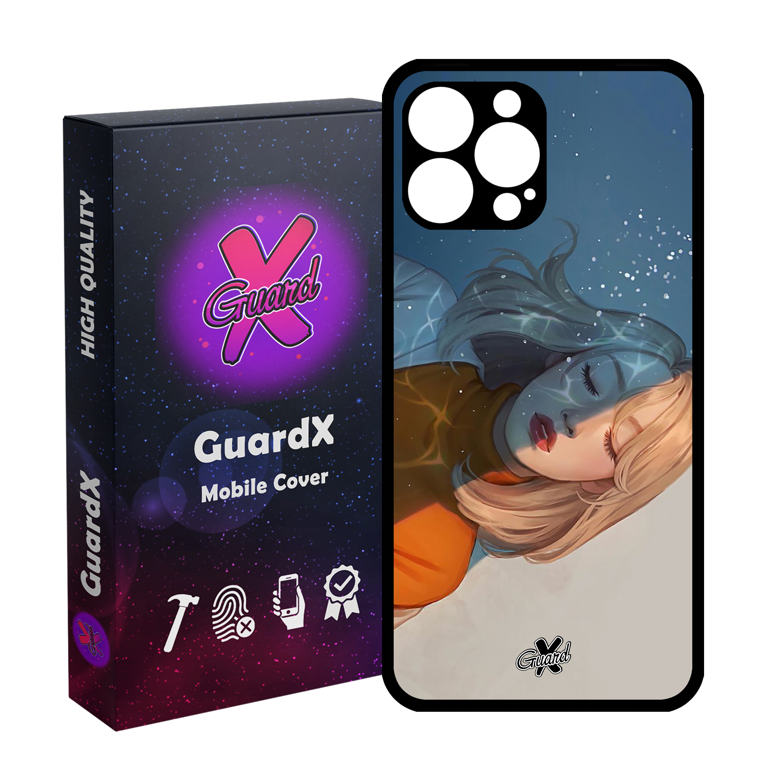 کاور گارد ایکس طرح Girl مدل Glass10013 مناسب برای گوشی موبایل اپل iPhone 12 Pro Max