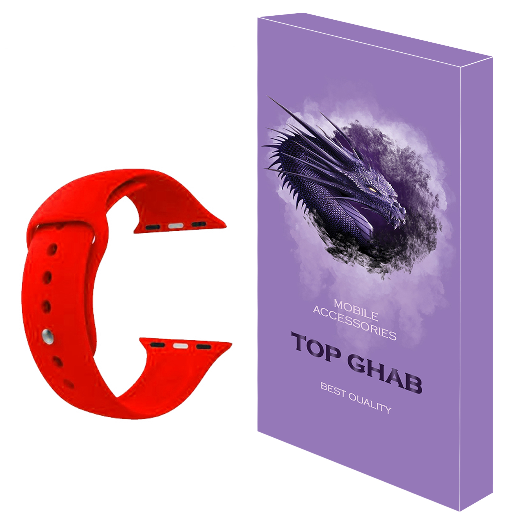 بند تاپ قاب مدل A-silicon مناسب برای اپل واچ 42 / 44 / 45 میلی متری