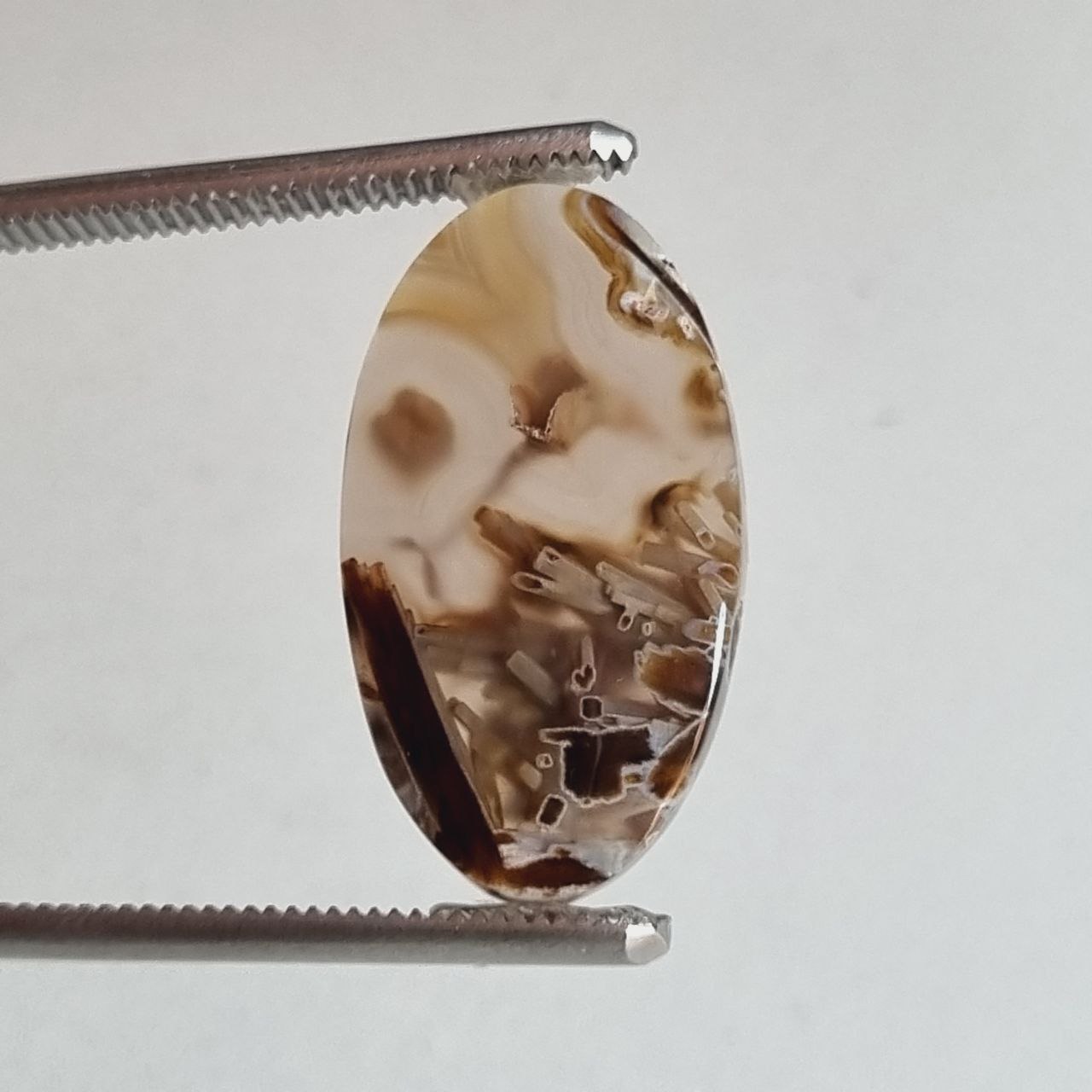 سنگ طبیعی استیک آگات ترکیه بیضی 9462