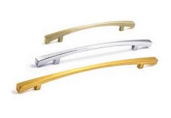 دستگیره کابینت مدل شیپوری 192 , 160,128 میلی متر طلایی کد 2099