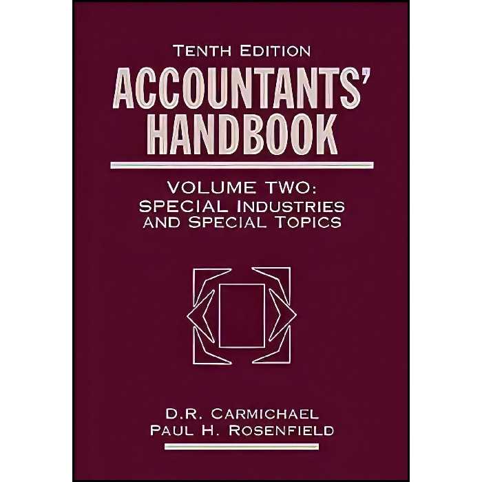 کتاب زبان اصلی Accountants Handbook  Financial Accounting and General Topics  Vo