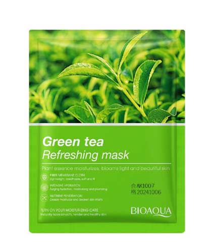 ماسک ورقه ای چای سبز 25گرم بیوآکوا