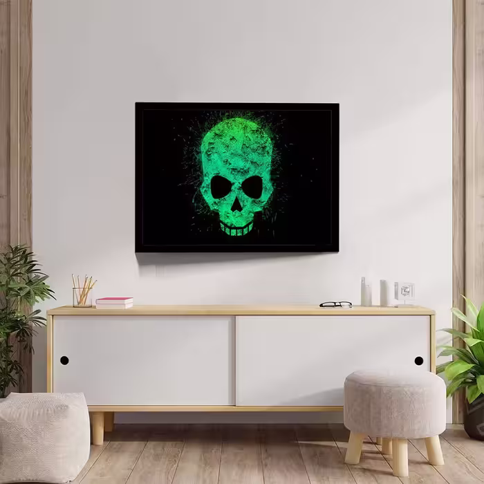 تابلو مدل skull کد F-12046