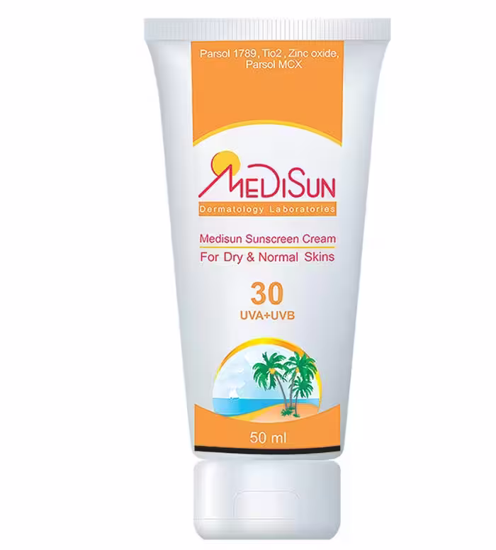 کرم ضد آفتاب مدیسان SPF30 حجم 50 میلی لیتر
