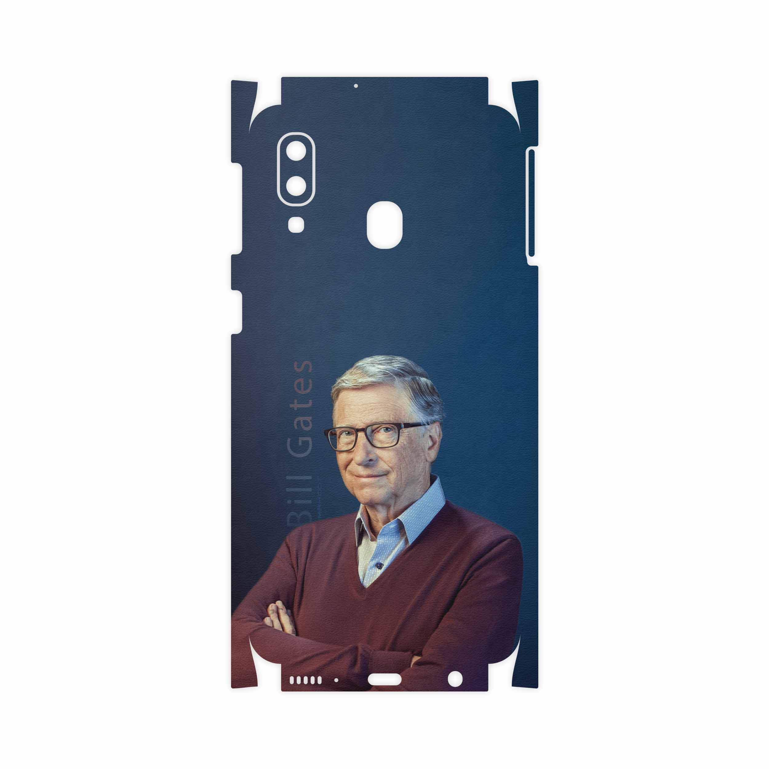 برچسب پوششی ماهوت مدل Bill Gates-FullSkin مناسب برای گوشی موبایل سامسونگ Galaxy A40
