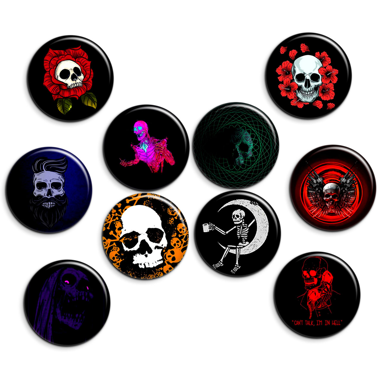 پیکسل پرمانه مدل اسکلت و خفن کد pmg.6544 مجموعه 10 عددی