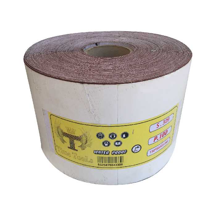 رول سنباده تایم تولز مدل P100 طول 20 سانتی‌متر